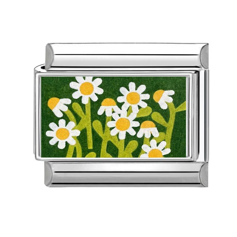 New Fashion Flower Heart Cat Daisy Italian Charm Links Fit 9mm Stainless Steel Bracelet Women Men DIY Making Christmas Jewelry
New Fashion Flower Heart Cat Daisy Italian Charm Links Fit 9mm Stainless Steel Bracelet Women Men DIY Making Christmas Jewelry