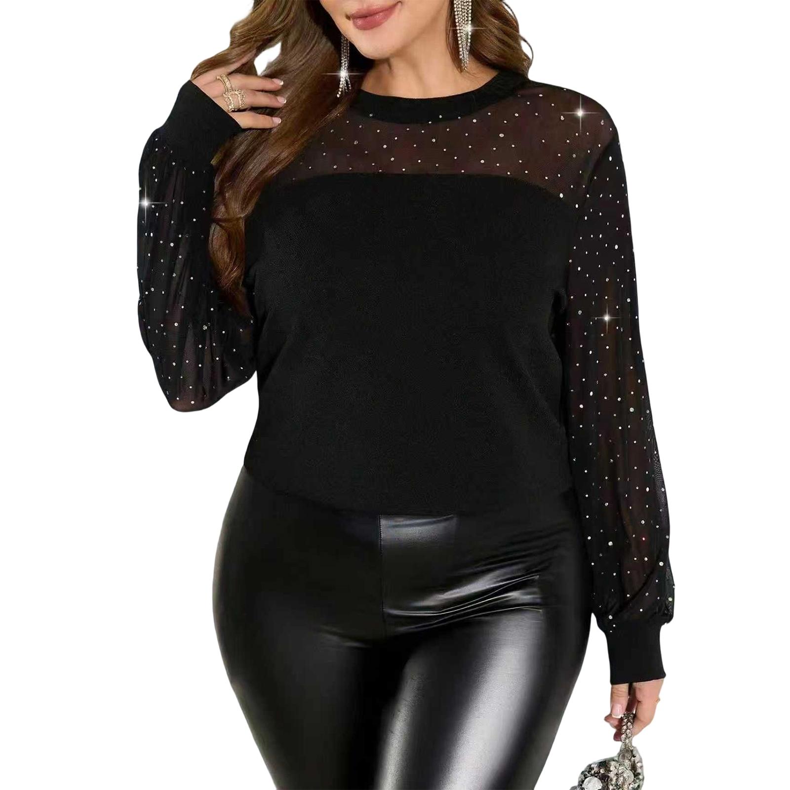 Women s Fashionable Long Sleeve Elegant Commuting And Casual Top XXXXL чорний
Women s Fashionable Long Sleeve Elegant Commuting And Casual Top XXXXL чорний