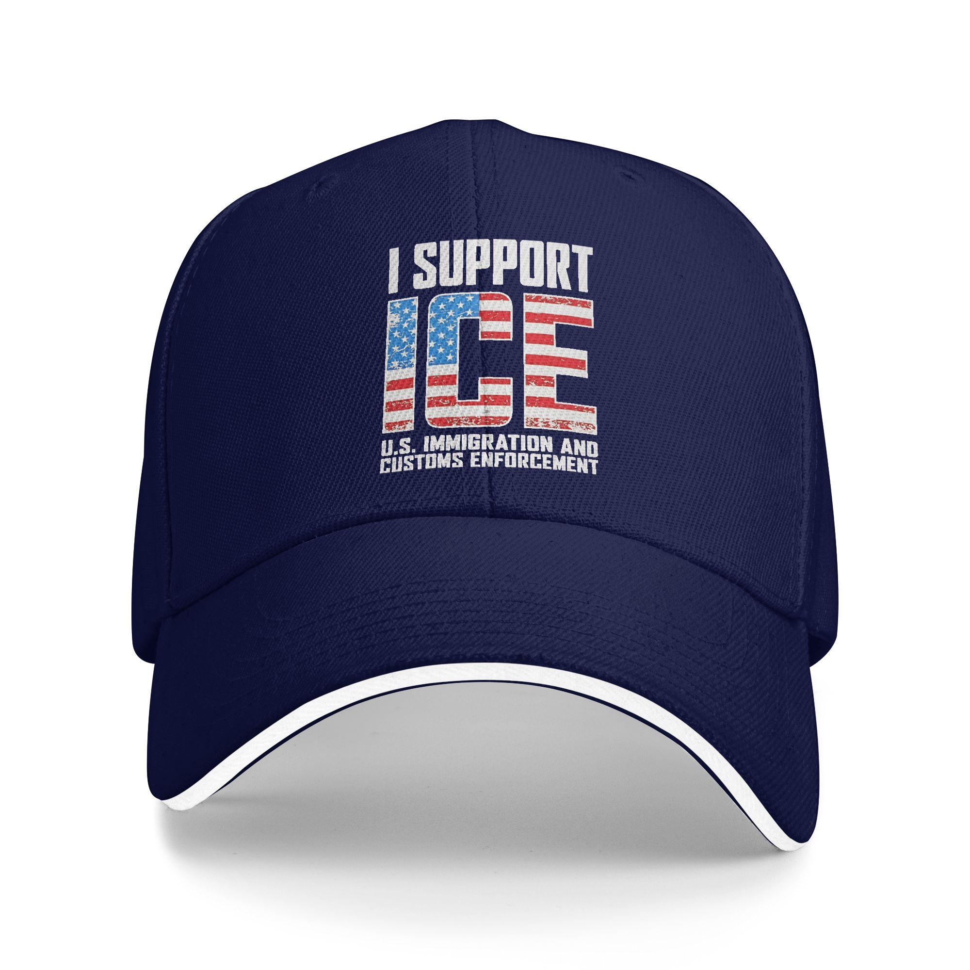 I Support ICE Us Immigration and Customs Enforcement Flag Baseball Cap Casual Hip Hop Hats Summer Men Skate Baseball Caps As Picture темно-синього кольору
I Support ICE Us Immigration and Customs Enforcement Flag Baseball Cap Casual Hip Hop Hats Summer Men Skate Baseball Caps As Picture темно-синього кольору