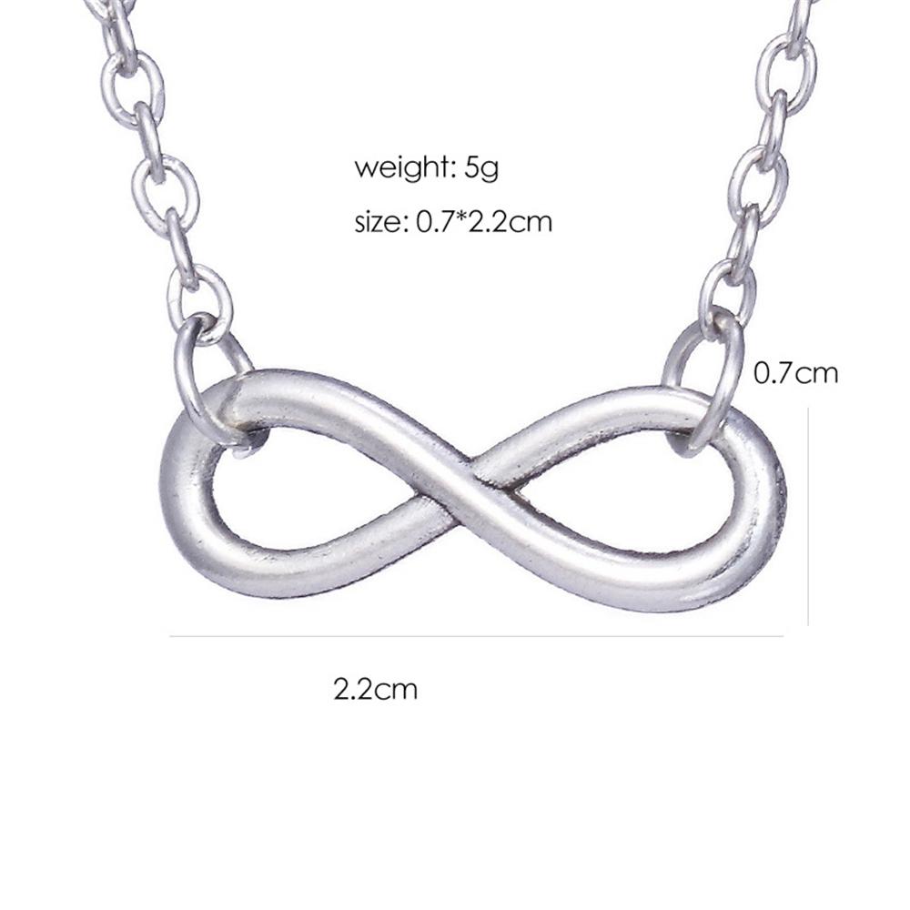 Fashion 8-word Shaped Necklace Charm Infinity Symbol Pendant Necklace Jewelry Christmas Birthday Gifts Silver&50cm античний срібного кольору
Fashion 8-word Shaped Necklace Charm Infinity Symbol Pendant Necklace Jewelry Christmas Birthday Gifts Silver&50cm античний срібного кольору