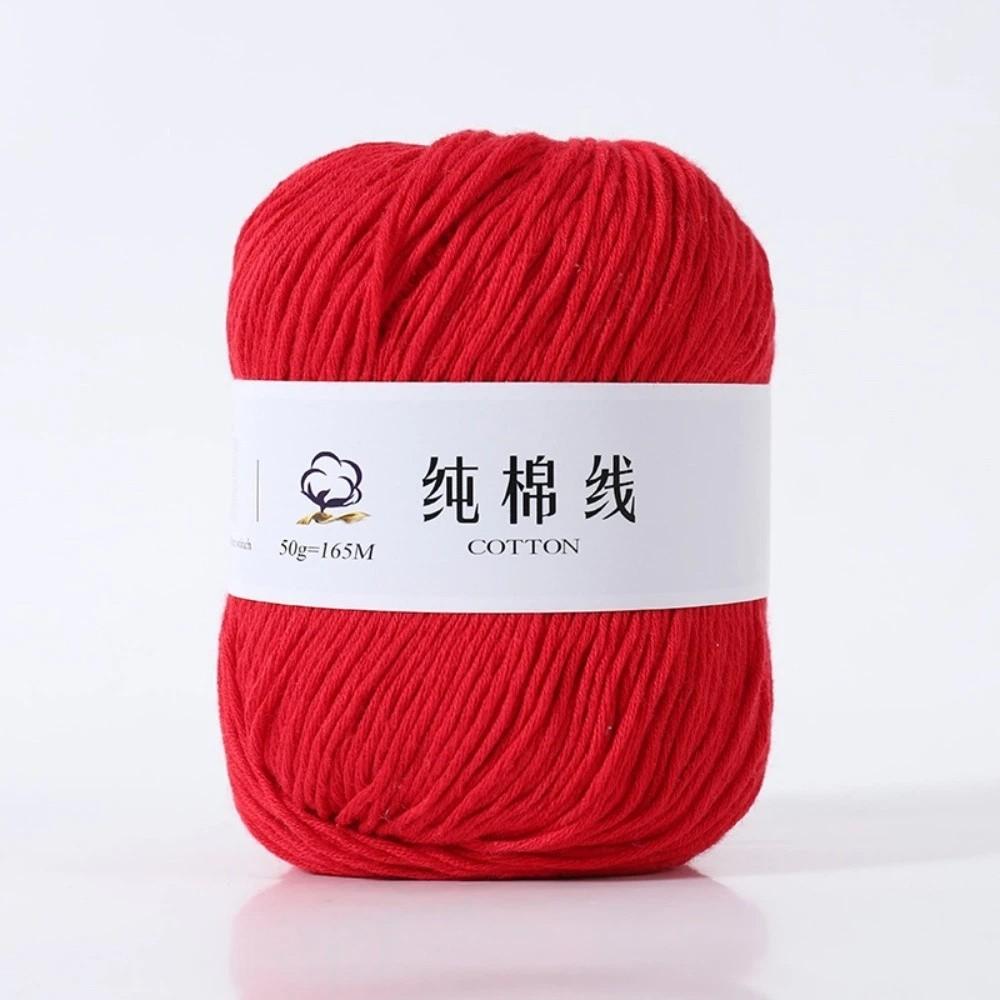 50g New Pure Cotton Medium Thick Yarn DIY Soft Crochet Yarn Skin Friendly Hand Knitted Yarn Scarf Sweater Hat Craft червоний
50g New Pure Cotton Medium Thick Yarn DIY Soft Crochet Yarn Skin Friendly Hand Knitted Yarn Scarf Sweater Hat Craft червоний