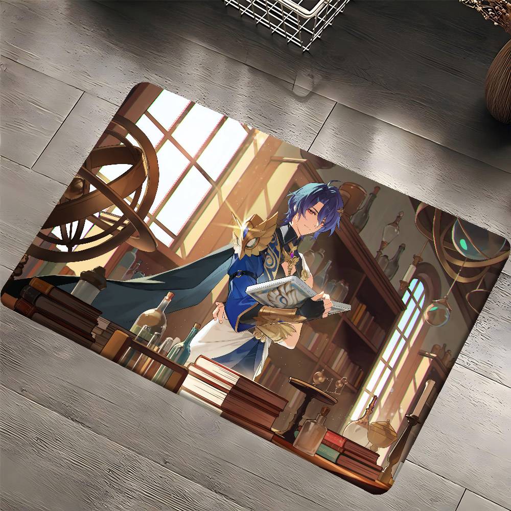 Honkai Star Rail Dr Ratio Colorful Floor Mat Anti Slip Soft Badmat Indoor Outdoor Home Decor Mat Rectangle Front Door Hotel Mat 40x60 cm
Honkai Star Rail Dr Ratio Colorful Floor Mat Anti Slip Soft Badmat Indoor Outdoor Home Decor Mat Rectangle Front Door Hotel Mat 40x60 cm