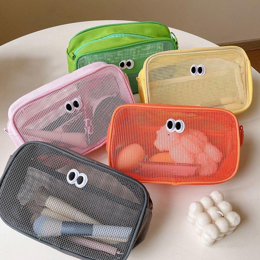 Makeup Bag Transparent Women Cosmetic Bag Korean Storage Bag DIY Shoulder Bag Mesh Cosmetic Bag S серый
Makeup Bag Transparent Women Cosmetic Bag Korean Storage Bag DIY Shoulder Bag Mesh Cosmetic Bag S серый