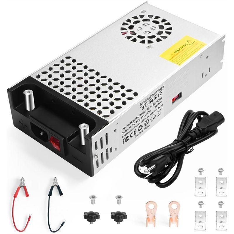 A60Z360W 30A 12V DC Switch Transformer Power Supply 110V AC To 12V DC Converter For RV,LCD Monitor US Plug Version Convertermay
A60Z360W 30A 12V DC Switch Transformer Power Supply 110V AC To 12V DC Converter For RV,LCD Monitor US Plug Version Convertermay