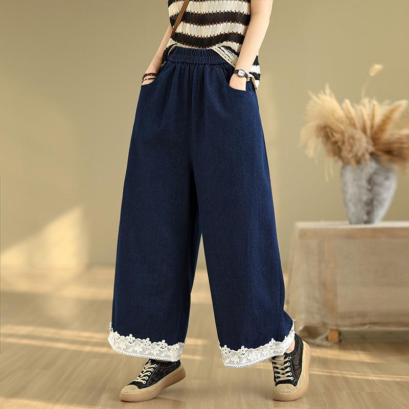 Dimanaf 2025 Летние джинсы женские эластичные базовые длинные брюки кружевные джинсовые свободные широкие брюки повседневные синие брюки больших размеров 2XL темно-синий
Dimanaf 2025 Летние джинсы женские эластичные базовые длинные брюки кружевные джинсовые свободные широкие брюки повседневные синие брюки больших размеров 2XL темно-синий