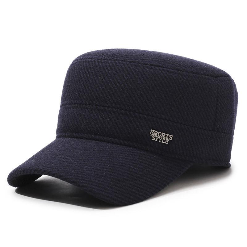 Winter Mens Flat Top Hat With Cotton Wool Blend For Outdoor Warmth And Windproof Protection NavyBlue
Winter Mens Flat Top Hat With Cotton Wool Blend For Outdoor Warmth And Windproof Protection NavyBlue