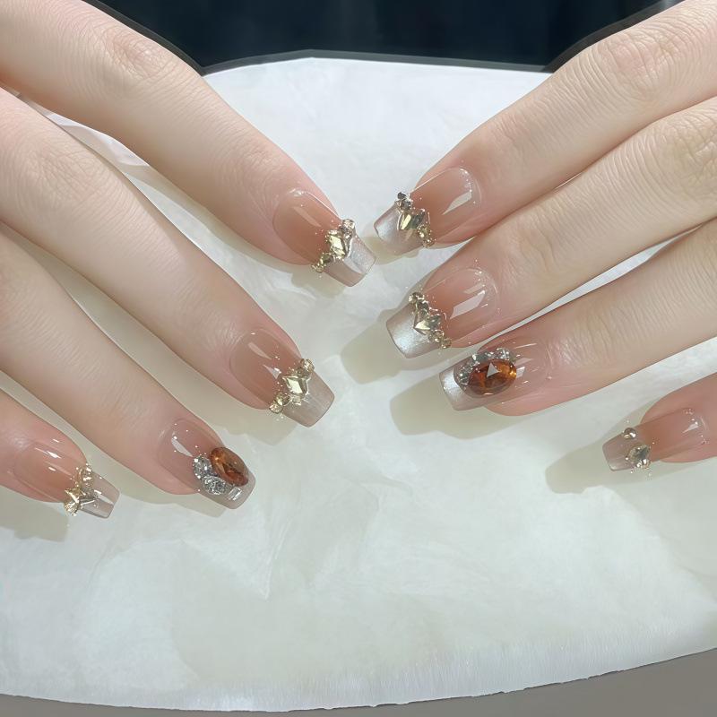 Queen of Spades: Brown Coffee Handmade Wearable Nails - Light Luxury, Winter Ins Style, Whitening & Removable M (Suitable for plump hands or tall individuals)
Queen of Spades: Brown Coffee Handmade Wearable Nails - Light Luxury, Winter Ins Style, Whitening & Removable M (Suitable for plump hands or tall individuals)