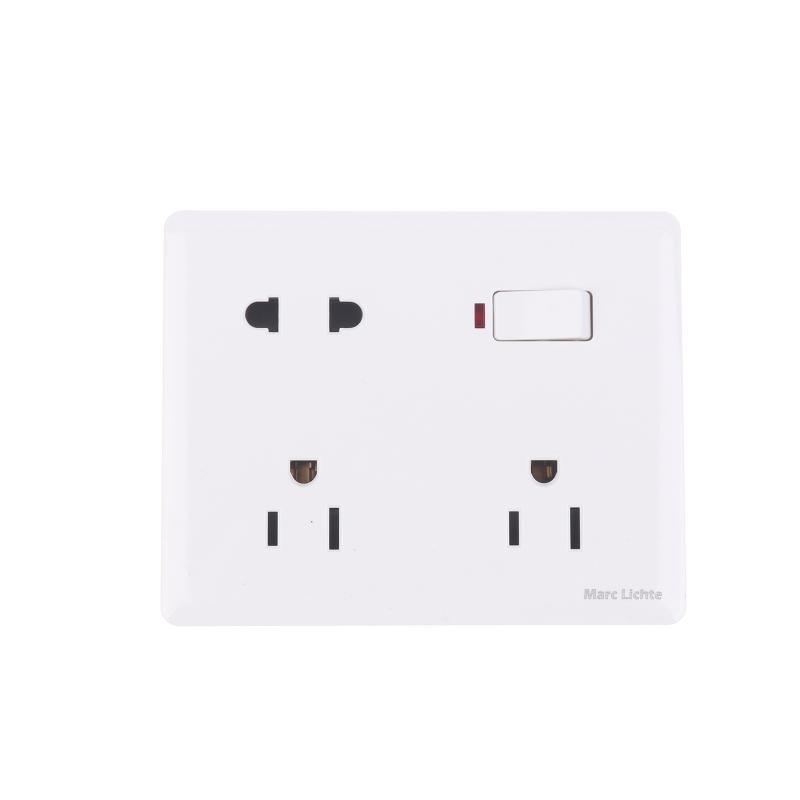 Multifunctional Eight-Hole 5Pin Power Plug Universal Wall 86 Type Two Or Three Plugs 1Pcs
Multifunctional Eight-Hole 5Pin Power Plug Universal Wall 86 Type Two Or Three Plugs 1Pcs