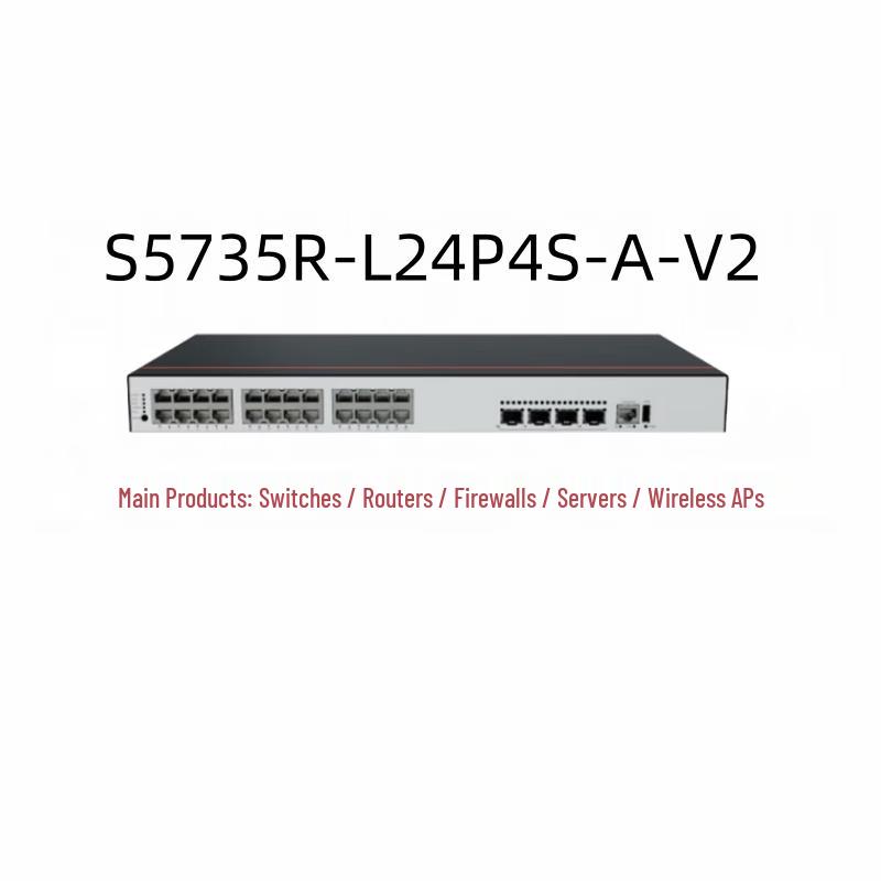 Huawei S5735R-L24P4S-A-V2 Ethernet Switch
Huawei S5735R-L24P4S-A-V2 Ethernet Switch