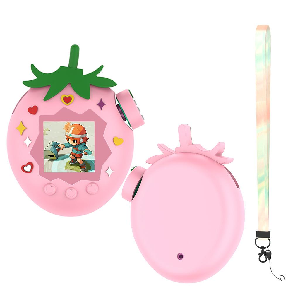 for Tamagotchi Paradise Cute Strawberry Silicone Protective Case Kit with Soft Knob Cover Cartoon Strawberry Protective Case суничний
for Tamagotchi Paradise Cute Strawberry Silicone Protective Case Kit with Soft Knob Cover Cartoon Strawberry Protective Case суничний