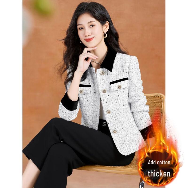 Kebell Women s Xiaoxiangfeng Plaid Tweed Padded Coat 2XL
Kebell Women s Xiaoxiangfeng Plaid Tweed Padded Coat 2XL