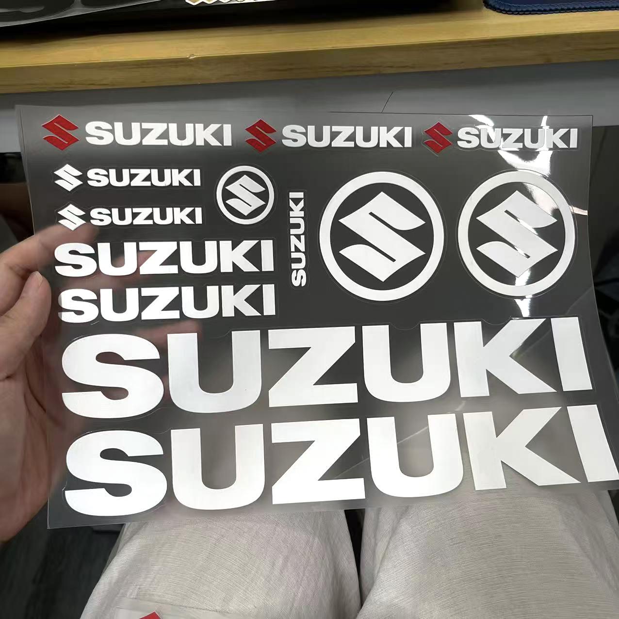 Vinyl Suzuki Stickers Car Tank Motorcycle Helmet Decals Kit білий
Vinyl Suzuki Stickers Car Tank Motorcycle Helmet Decals Kit білий
