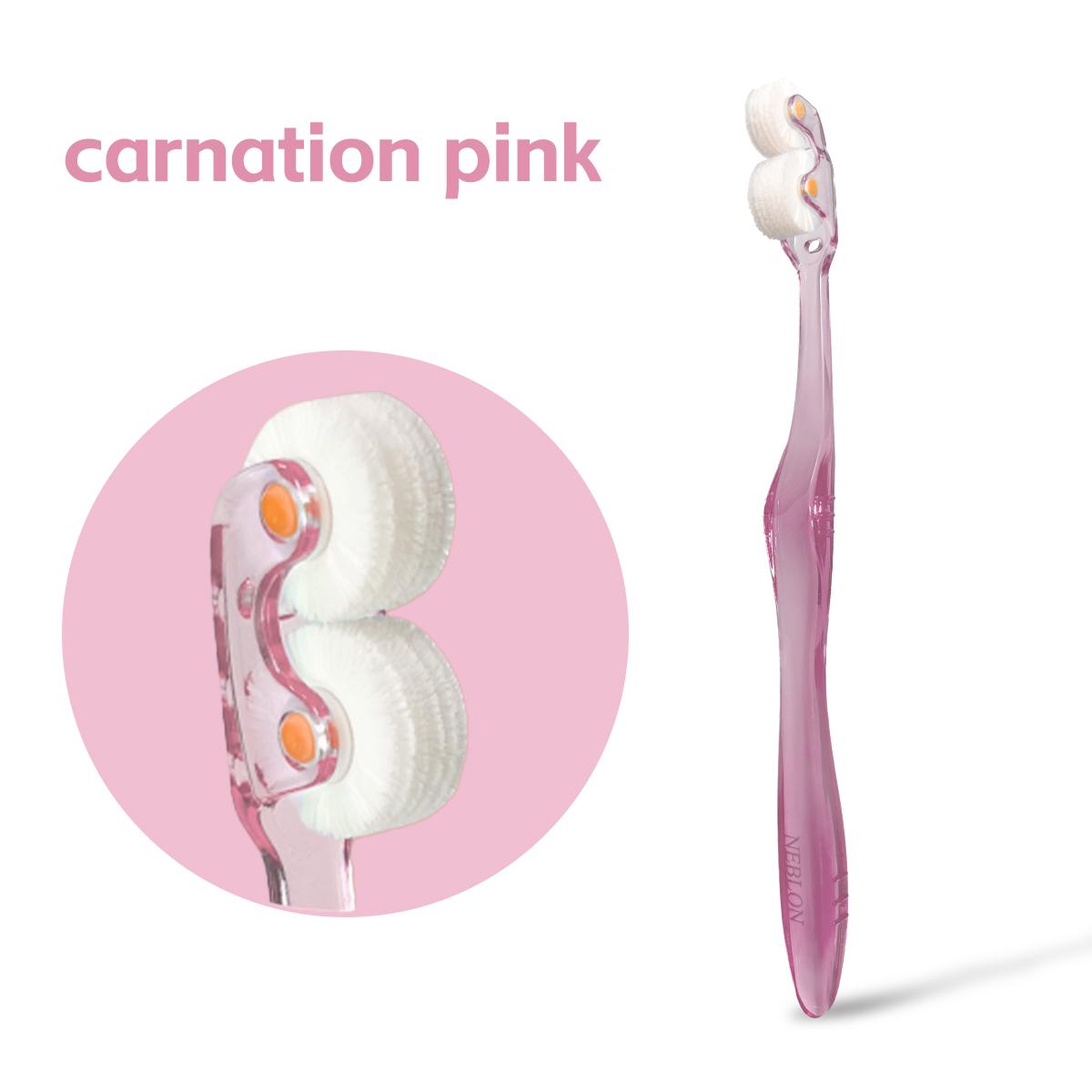 Зубна щітка NEBLON 360 Rotating Toothbrush має нову конструкцію головки щітки, яка очищає всі сторони ваших зубів, захищає ясна та підтримує чистоту рота. гвоздики рожевого кольору
Зубна щітка NEBLON 360 Rotating Toothbrush має нову конструкцію головки щітки, яка очищає всі сторони ваших зубів, захищає ясна та підтримує чистоту рота. гвоздики рожевого кольору