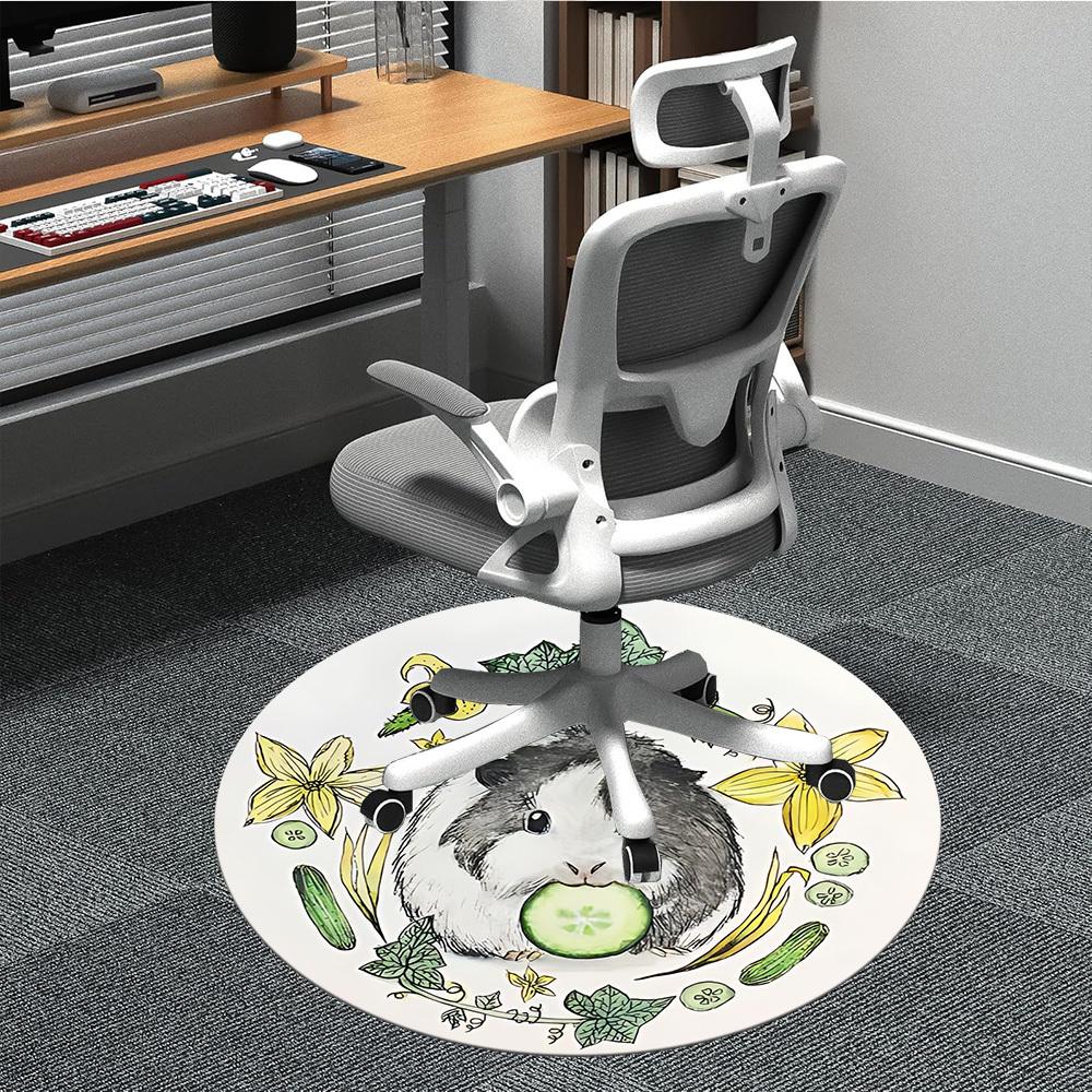 1pc Guinea Pig Cucumber Office Round Rug, Non-slip, Soft and Durable Office Rug for Interior Decoration, Perfect for Office, Beautiful Decoration yy26 80cm by 80cm
1pc Guinea Pig Cucumber Office Round Rug, Non-slip, Soft and Durable Office Rug for Interior Decoration, Perfect for Office, Beautiful Decoration yy26 80cm by 80cm