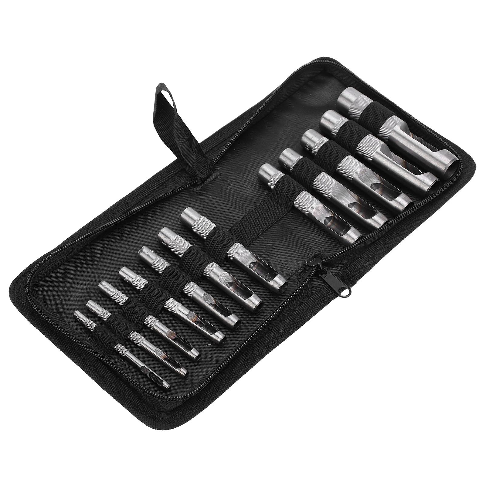 Набор из 12 пробойников для ремней из углеродистой стали, кожаные полые пробойники, многофункциональные ручные инструменты 316 мм
Набор из 12 пробойников для ремней из углеродистой стали, кожаные полые пробойники, многофункциональные ручные инструменты 316 мм