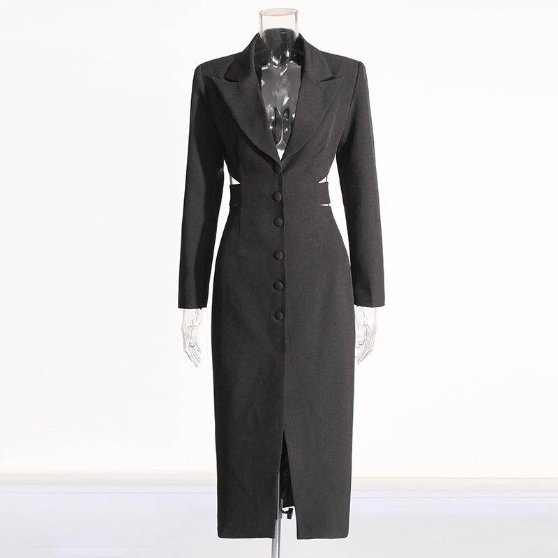 Elegant Hollow-Out Waist Suit Jacket for Women - Autumn 2026 Collection Large чёрный
Elegant Hollow-Out Waist Suit Jacket for Women - Autumn 2026 Collection Large чёрный