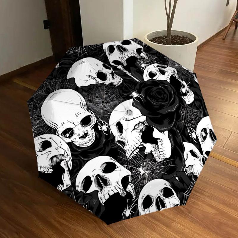 1pc Skulls Roses Automatic Open/Close Umbrella, Formal Events - Ideal Gift for Family or Friends, Outdoor Accessory yy251211184
1pc Skulls Roses Automatic Open/Close Umbrella, Formal Events - Ideal Gift for Family or Friends, Outdoor Accessory yy251211184