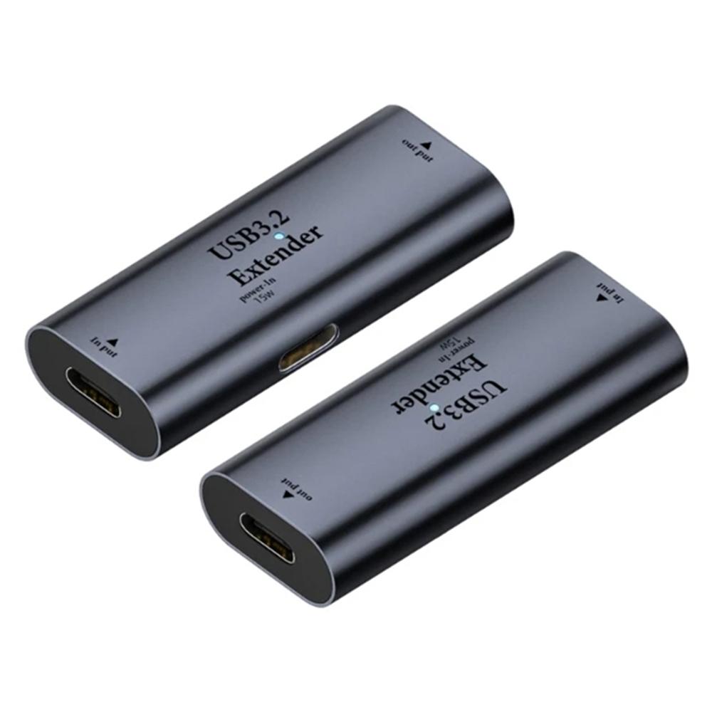 Підсилювач сигналу з алюмінієвого сплаву Type-C до Type-C 15 Вт подовжувач живлення As Shown A
Підсилювач сигналу з алюмінієвого сплаву Type-C до Type-C 15 Вт подовжувач живлення As Shown A