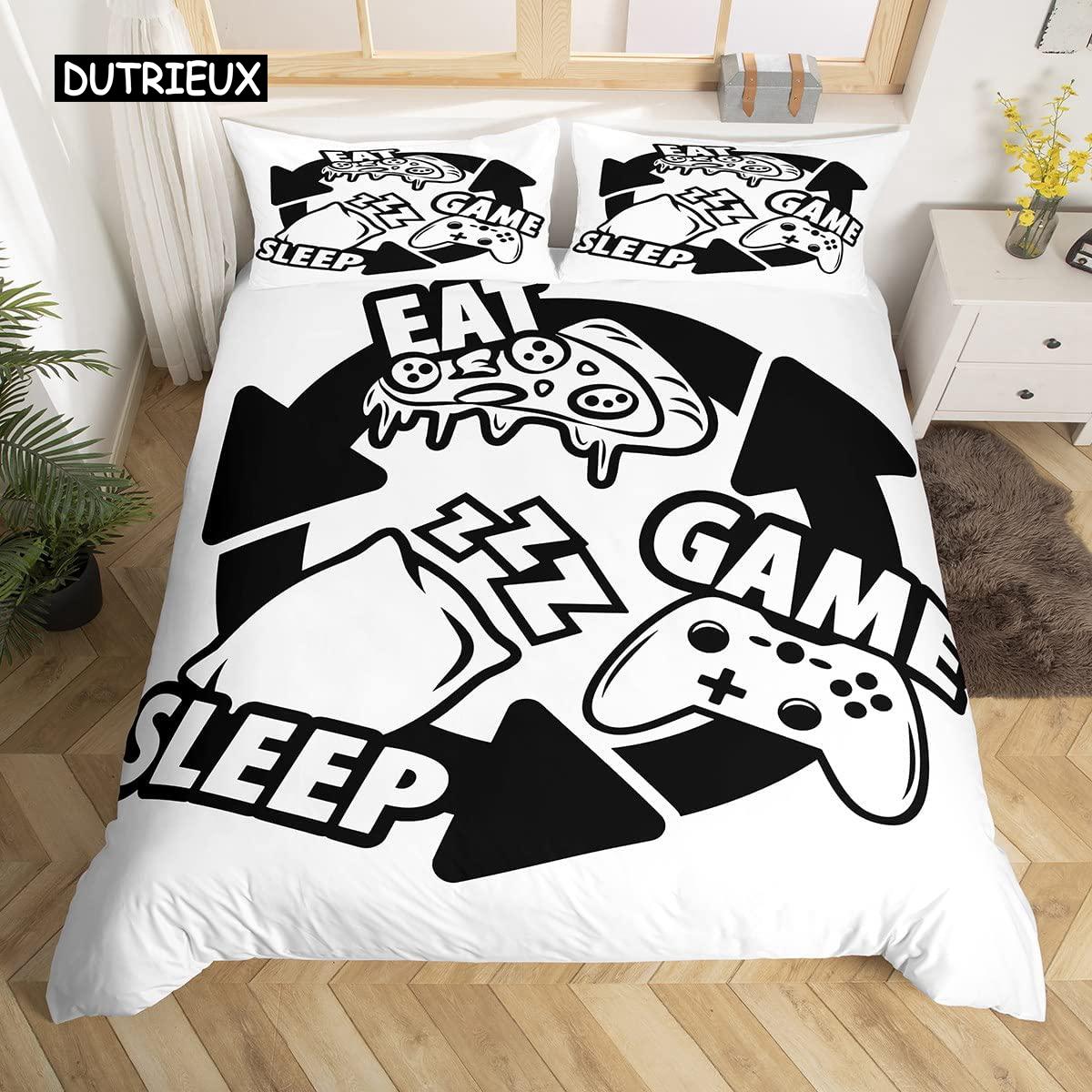 Gaming Comforter Cover Sugar Skull Gamer Bed Linen Collection Spider Web Halloween Bedspread Cover Sets,Hand Skeleton Gamepad Quilt Cover EU single(135x200cm)
Gaming Comforter Cover Sugar Skull Gamer Bed Linen Collection Spider Web Halloween Bedspread Cover Sets,Hand Skeleton Gamepad Quilt Cover EU single(135x200cm)