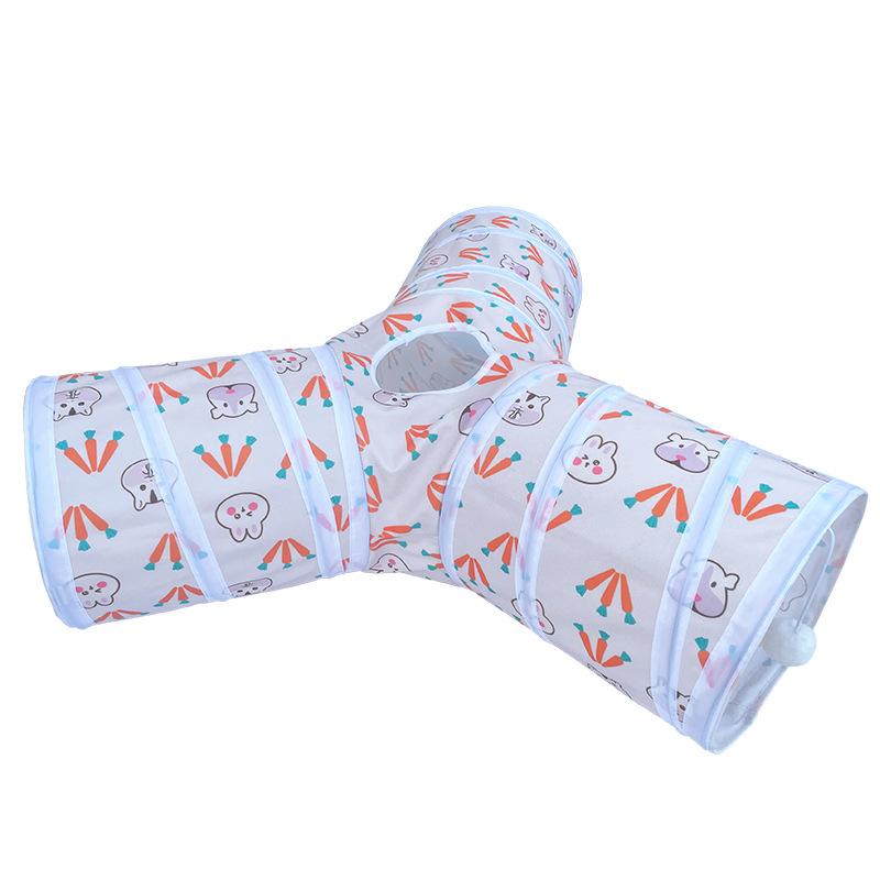 T/Y-shaped Tunnels Tubes Three/Two-channel Foldable Bunny Hideout Pet Supplies Small Animal Tunnel Toys For Rabbits Guinea Pigs
T/Y-shaped Tunnels Tubes Three/Two-channel Foldable Bunny Hideout Pet Supplies Small Animal Tunnel Toys For Rabbits Guinea Pigs