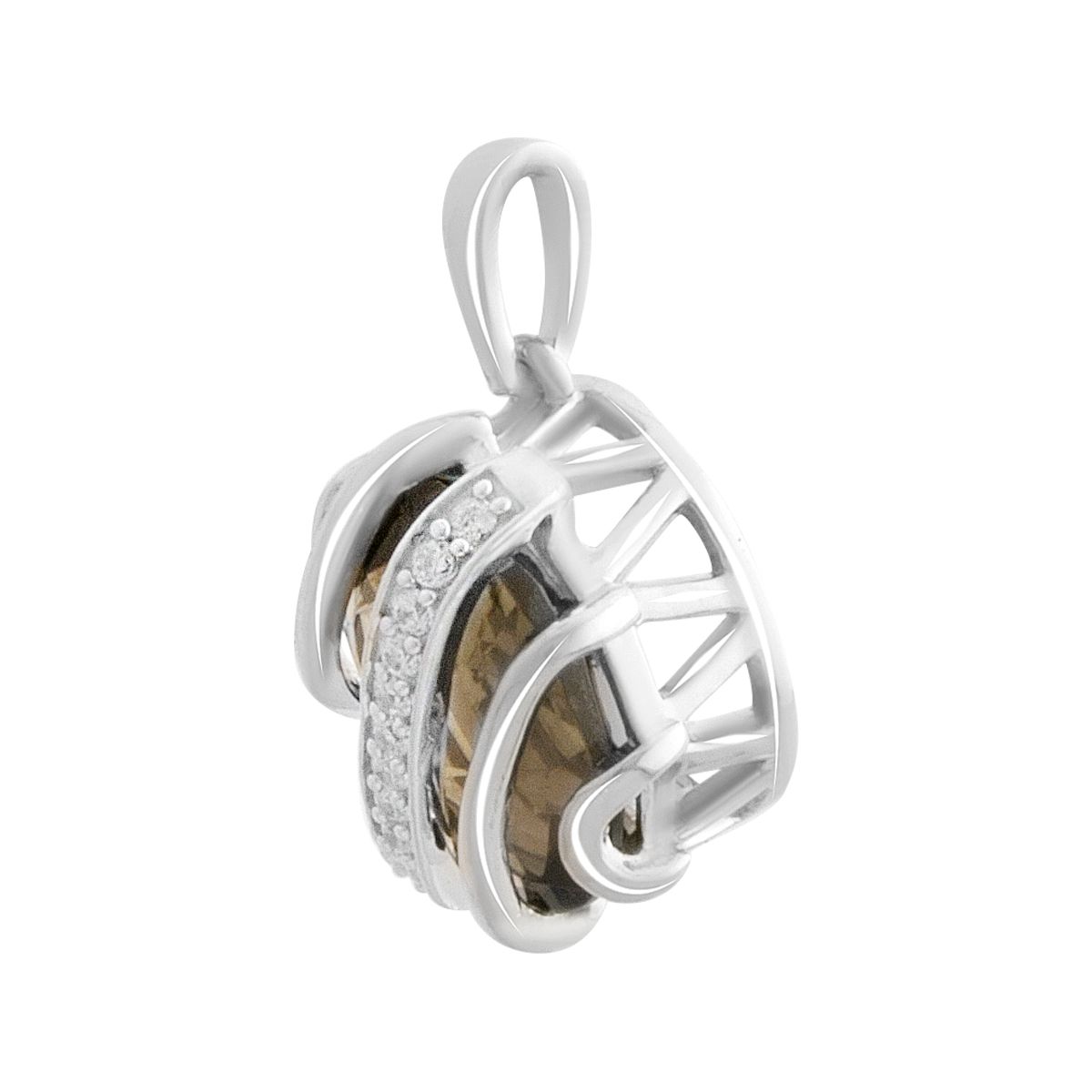 Срібна підвіска з раухтопазом (димчастим кварцом) 4.405ct, фіанітами (2183570) смокі топазу кольору
Срібна підвіска з раухтопазом (димчастим кварцом) 4.405ct, фіанітами (2183570) смокі топазу кольору