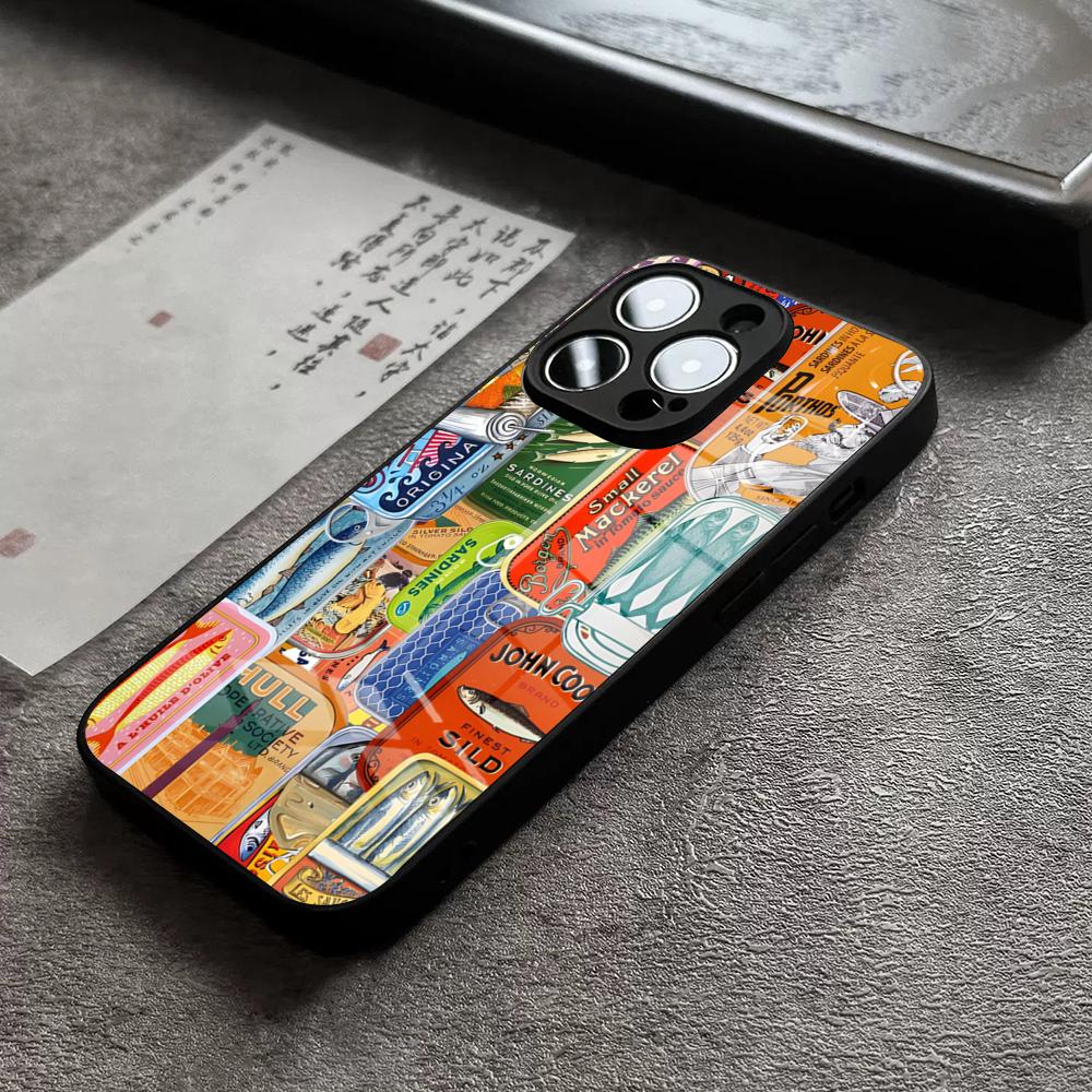 Sardines Canned Fish Phone Case For IPhone 16 Pro Max 15 Plus 14 Pro 12 11 13 Mini X XR XS Max 8 7 Plus SE Glass Cover iPhone16Pro
Sardines Canned Fish Phone Case For IPhone 16 Pro Max 15 Plus 14 Pro 12 11 13 Mini X XR XS Max 8 7 Plus SE Glass Cover iPhone16Pro