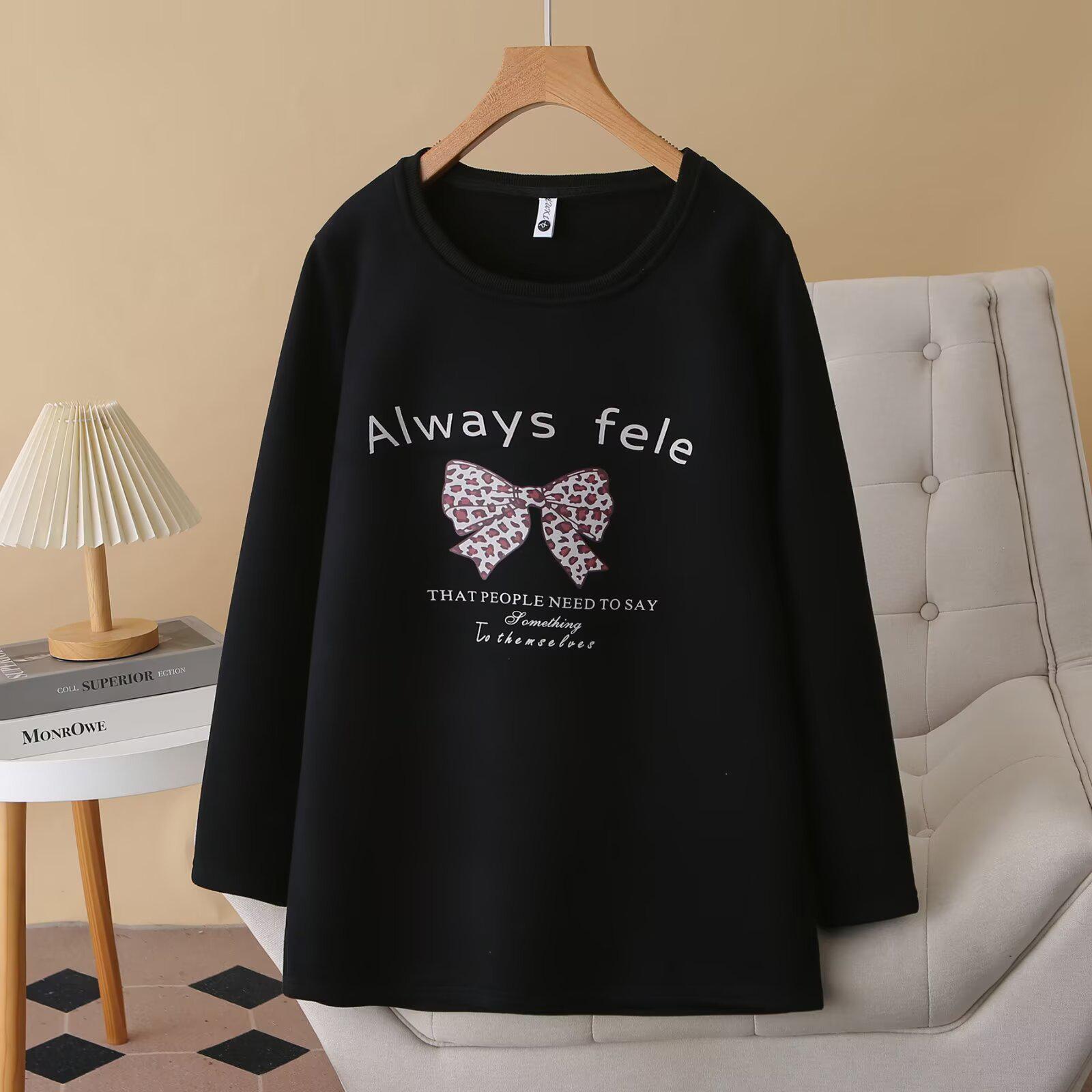 2025 Autumn/Winter Women s Plus Velvet Hoodie - Fashionable & Thick Printed Top for Plus Size 4XL чёрный
2025 Autumn/Winter Women s Plus Velvet Hoodie - Fashionable & Thick Printed Top for Plus Size 4XL чёрный