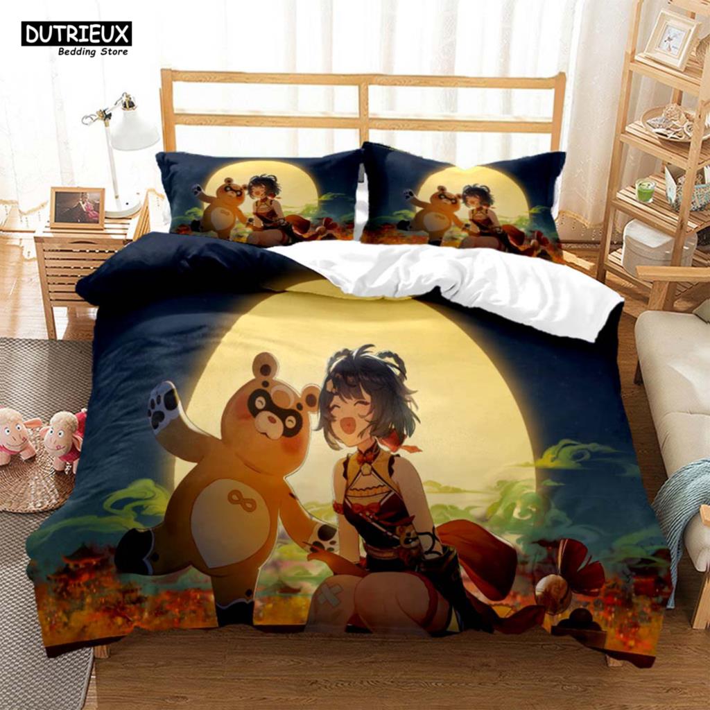 Comforter Genshin Impact Animation Cartoon Soft And Comfortable Comforter Bedding Sets Bedding Set Luxury Customizable Comforter (quilt)-EU Single(135*200cm)3pcs
Comforter Genshin Impact Animation Cartoon Soft And Comfortable Comforter Bedding Sets Bedding Set Luxury Customizable Comforter (quilt)-EU Single(135*200cm)3pcs