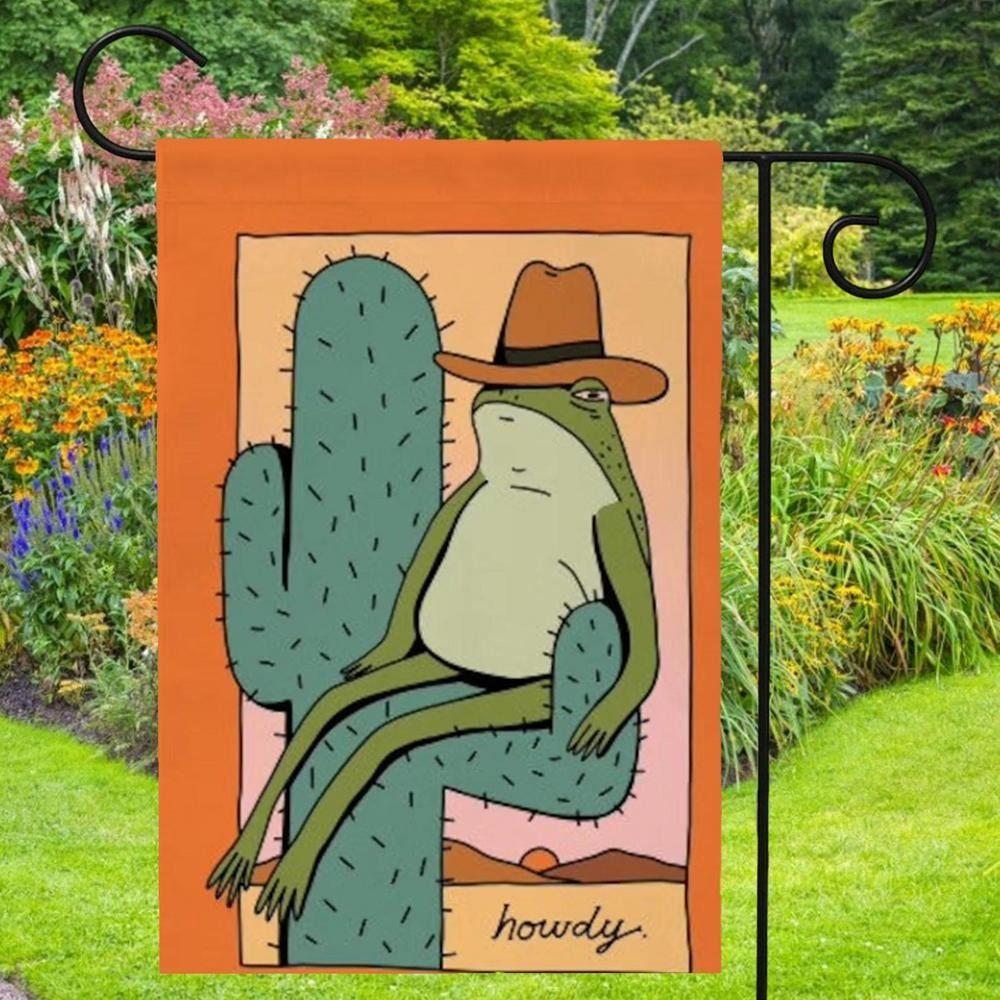 Frog Cowboy Summer Garden Flag 12*16inch Vertical Flag All Seasons Yard Flag Banner Farmhouse
Frog Cowboy Summer Garden Flag 12*16inch Vertical Flag All Seasons Yard Flag Banner Farmhouse