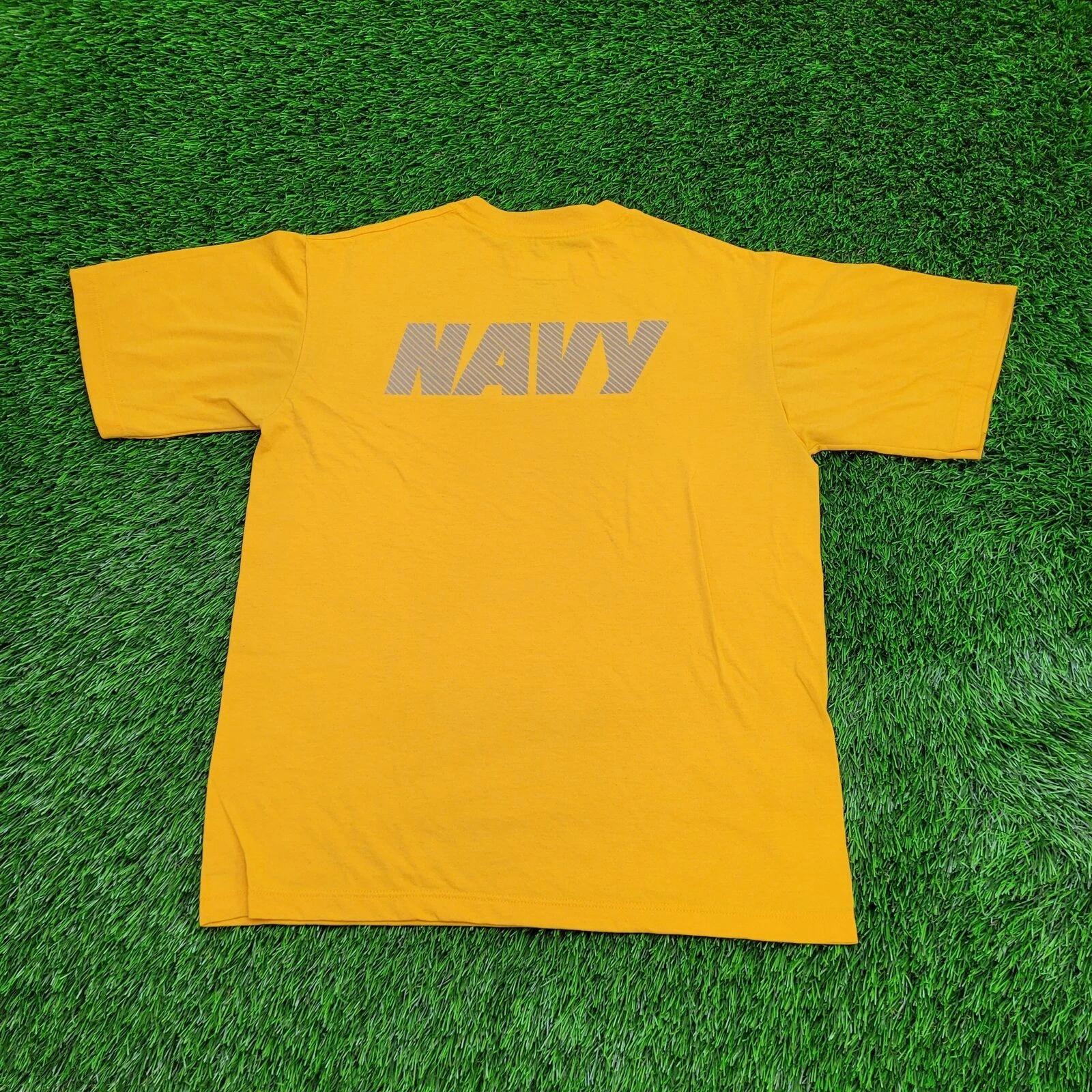 USN US Navy Shirt S/M 19x25 Yellow Spellout 2XL
USN US Navy Shirt S/M 19x25 Yellow Spellout 2XL