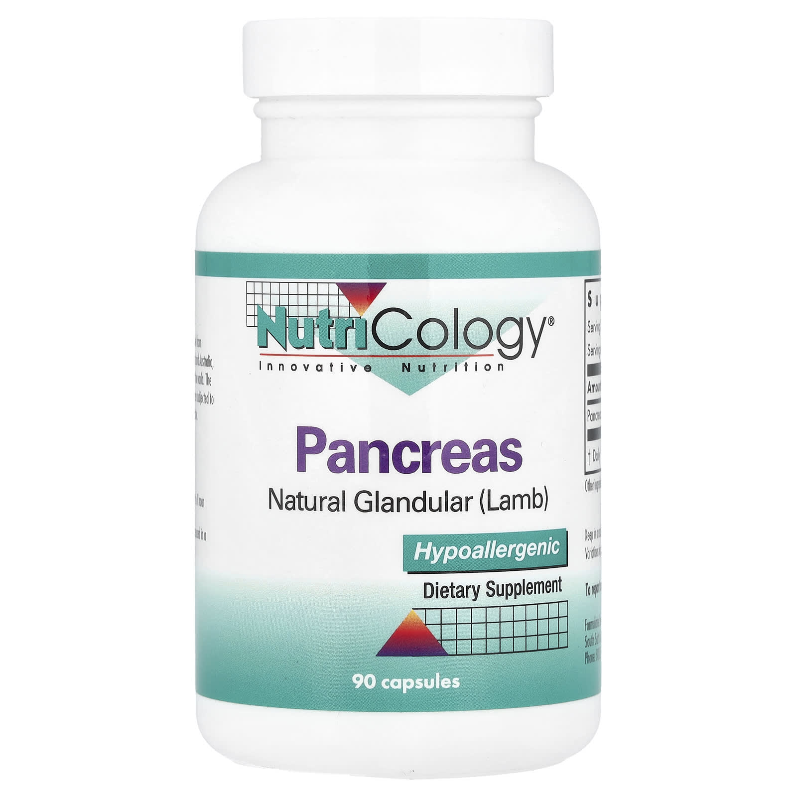 Pancreas, Natural Gland (Yang), 90 Veggie Caps 
Pancreas, Natural Gland (Yang), 90 Veggie Caps