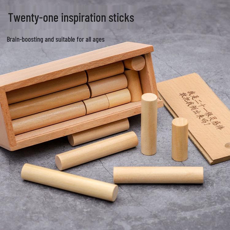 21 Wooden Sticks Logic Training Toy for Kids - Inspire Intelligence & Unlock Creativity
21 Wooden Sticks Logic Training Toy for Kids - Inspire Intelligence & Unlock Creativity