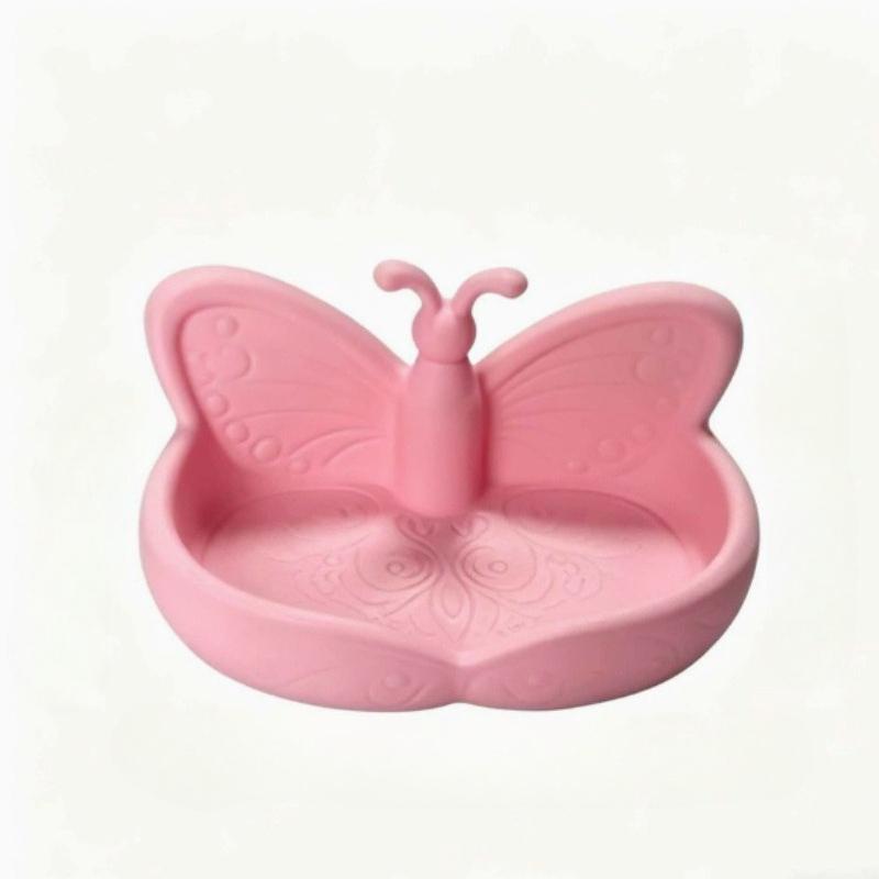 Pink Butterfly Jewelry Tray, Desktop Organizer for Rings, Necklaces, Earrings, and Bracelets, Vanity Decorative Tray
Pink Butterfly Jewelry Tray, Desktop Organizer for Rings, Necklaces, Earrings, and Bracelets, Vanity Decorative Tray