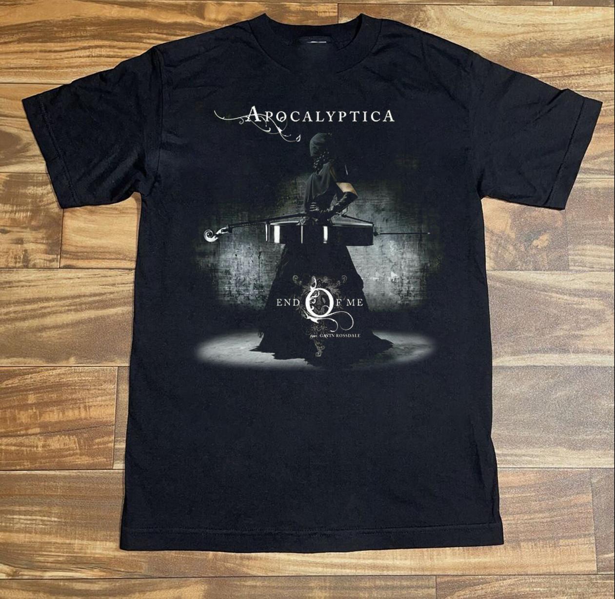 Apocalyptica album End Of Me Black Tee Unisex T-Shirt All Size SB250 4XL
Apocalyptica album End Of Me Black Tee Unisex T-Shirt All Size SB250 4XL