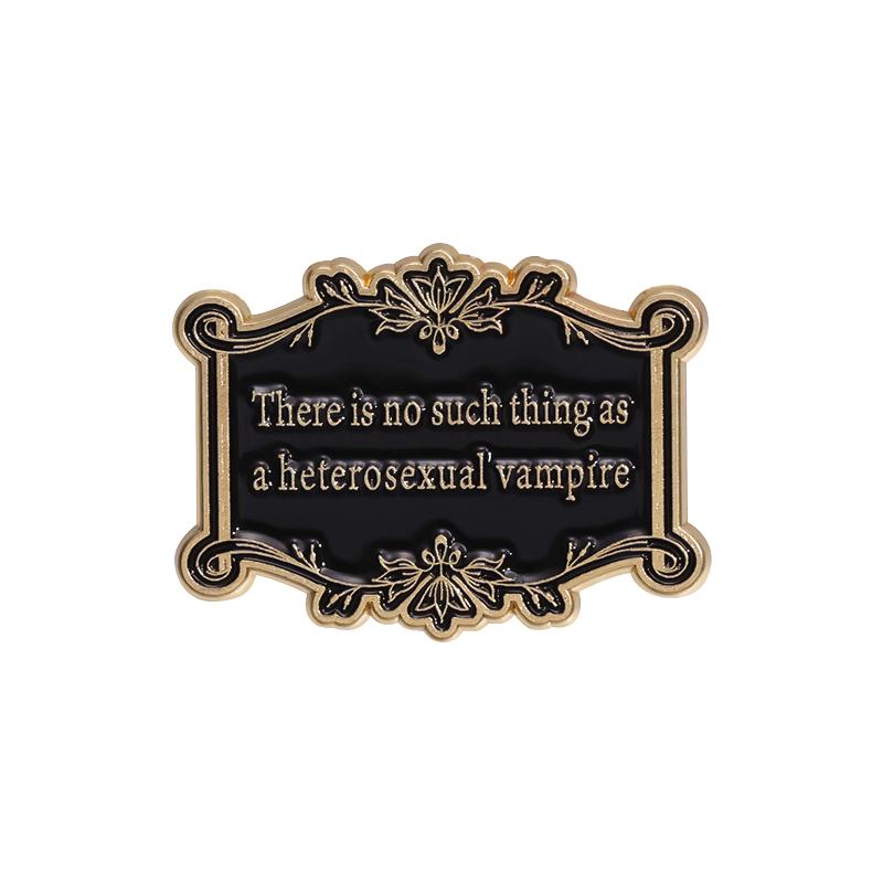 All vampires are Gay Enamel Pins Custom Brooches Lapel Badges Punk Gothic Jewelry Gift for Kids Friends
All vampires are Gay Enamel Pins Custom Brooches Lapel Badges Punk Gothic Jewelry Gift for Kids Friends