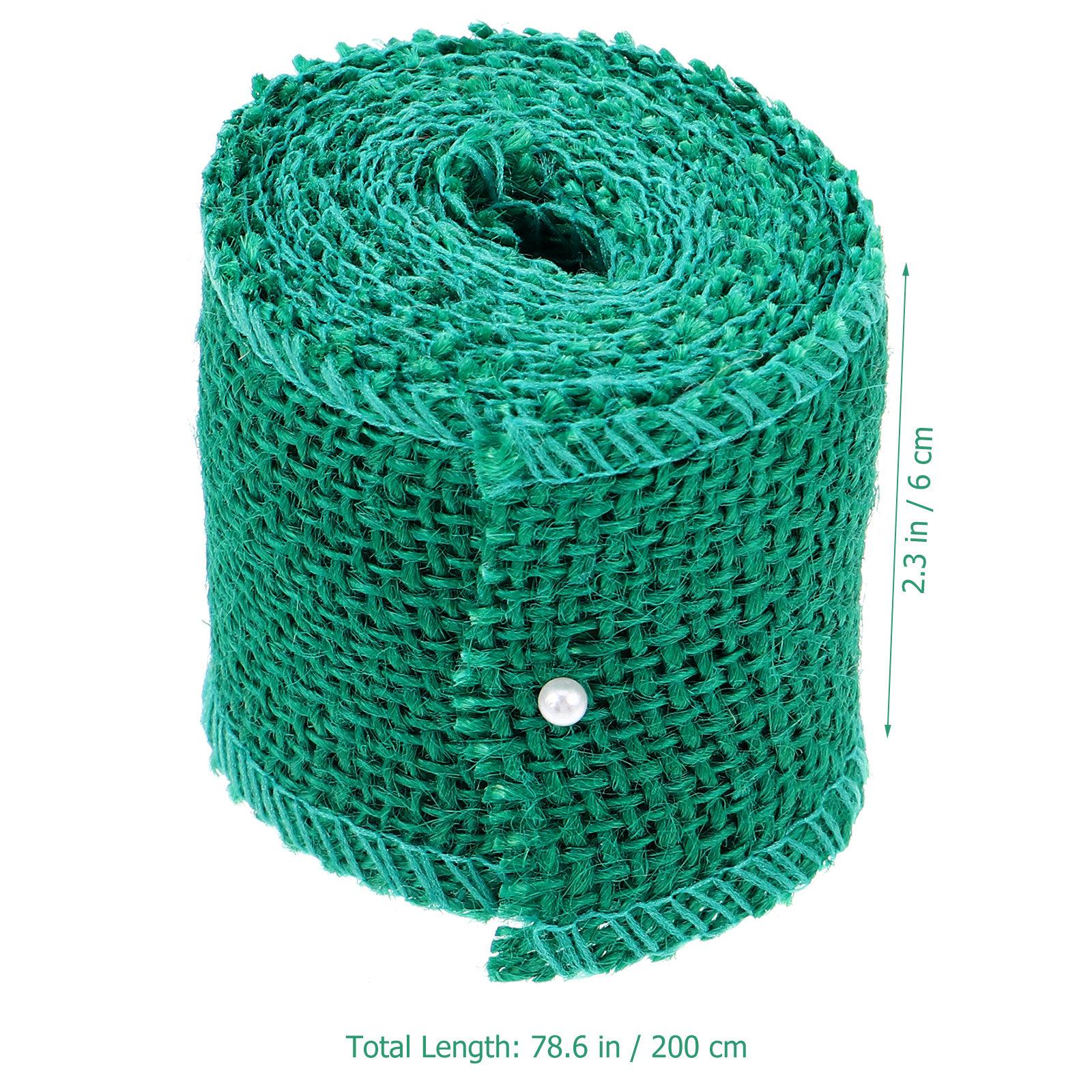 Christmas Decoration Green Burlap Ribbon Roll Jute Length 2M Width 6Cm Natural Rustic Ribbon for Wedding Crafts Wreaths other зелений
Christmas Decoration Green Burlap Ribbon Roll Jute Length 2M Width 6Cm Natural Rustic Ribbon for Wedding Crafts Wreaths other зелений