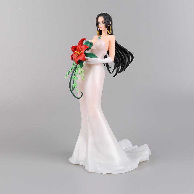 23CM Anime Boa·Hancock Wedding dress Wedding Bouquet Sexy figure PVC Model toys doll Collectible Ornaments Gift
23CM Anime Boa·Hancock Wedding dress Wedding Bouquet Sexy figure PVC Model toys doll Collectible Ornaments Gift