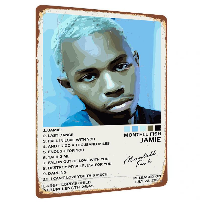 Montell Fish Jamie Album Cover Custom Metal Tin Sign Music Art Decor for Home Bar Wall Decoration 20x30cm(7.8x11.8inch)
Montell Fish Jamie Album Cover Custom Metal Tin Sign Music Art Decor for Home Bar Wall Decoration 20x30cm(7.8x11.8inch)