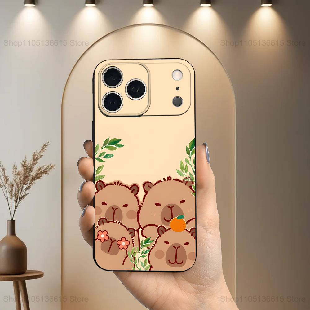 Capybara Painting Cartoon Phone Case For iPhone 15,14,13,17,16,12,11,Plus,Pro Max,XS,X,Mini,8,7,XR,SE,Soft Silicone Black iPhone16
Capybara Painting Cartoon Phone Case For iPhone 15,14,13,17,16,12,11,Plus,Pro Max,XS,X,Mini,8,7,XR,SE,Soft Silicone Black iPhone16