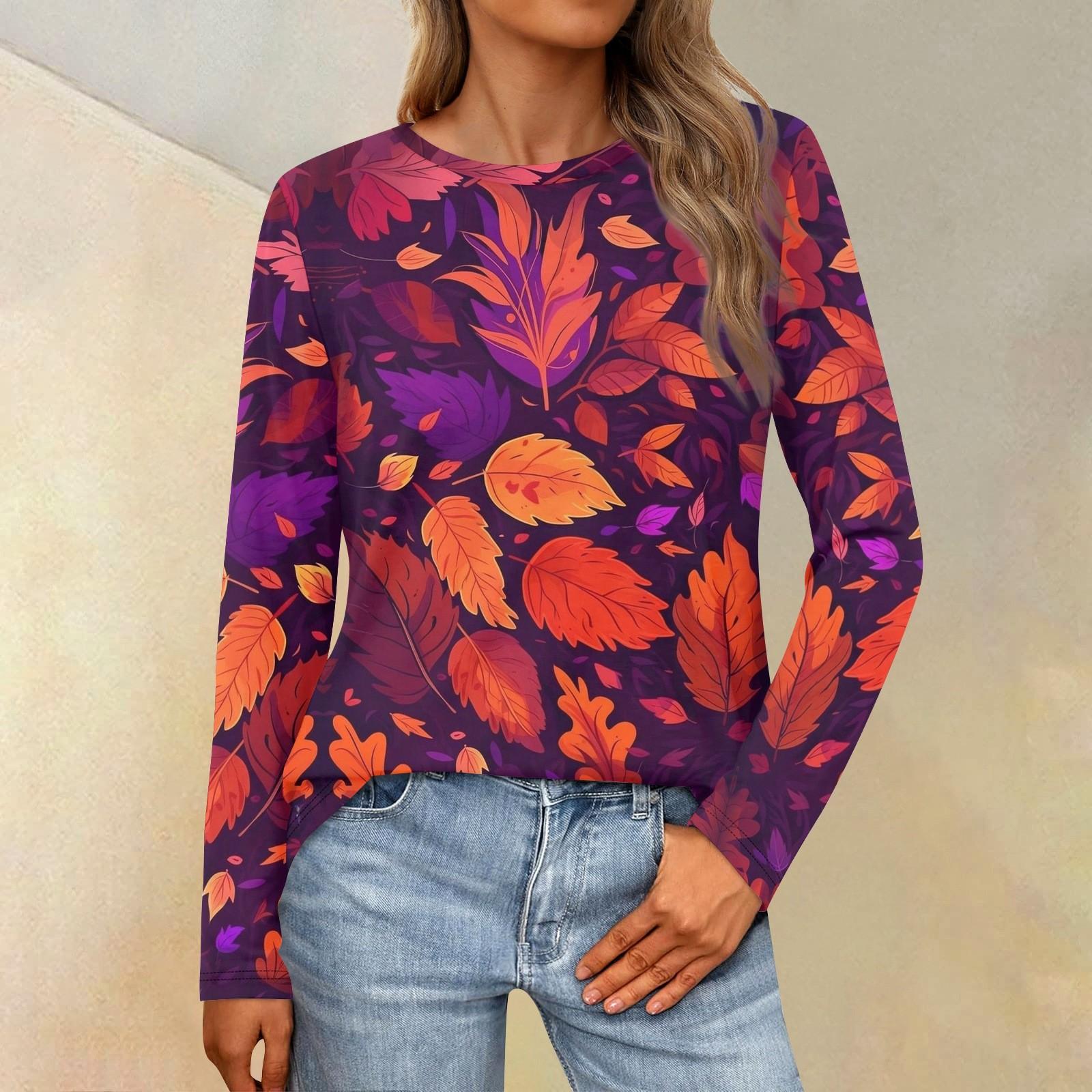 Женская мода повседневная с длинным рукавом и круглым вырезом XXL оранжевый
Женская мода повседневная с длинным рукавом и круглым вырезом XXL оранжевый