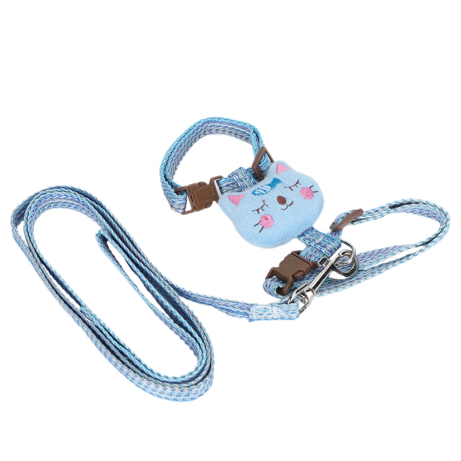 AntiLost Cat Harness with Leash Pet Adjustable EscapeProof Harness Strap for Walking синий
AntiLost Cat Harness with Leash Pet Adjustable EscapeProof Harness Strap for Walking синий