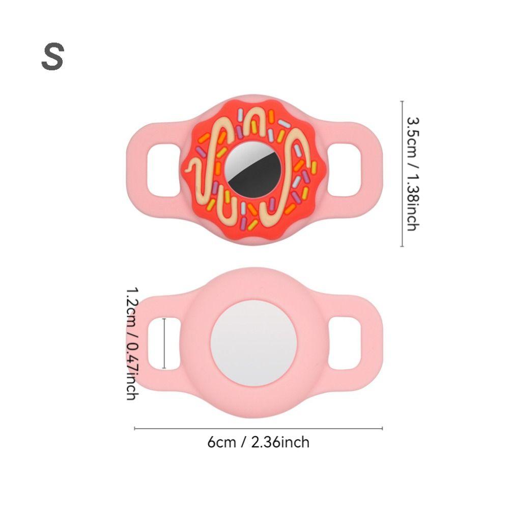 Doughnut Dog Collar Holder Solid Color Pet Tracker Protective Case Protective Cover for Airtags S розовый
Doughnut Dog Collar Holder Solid Color Pet Tracker Protective Case Protective Cover for Airtags S розовый