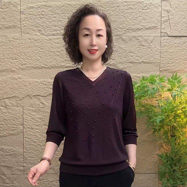 2026 Spring Elegant Rhinestone Knitwear for Women: Versatile, Stylish Loose Fit for Middle-Aged and Elderly Mothers. 6XL (150-165 jin)
2026 Spring Elegant Rhinestone Knitwear for Women: Versatile, Stylish Loose Fit for Middle-Aged and Elderly Mothers. 6XL (150-165 jin)