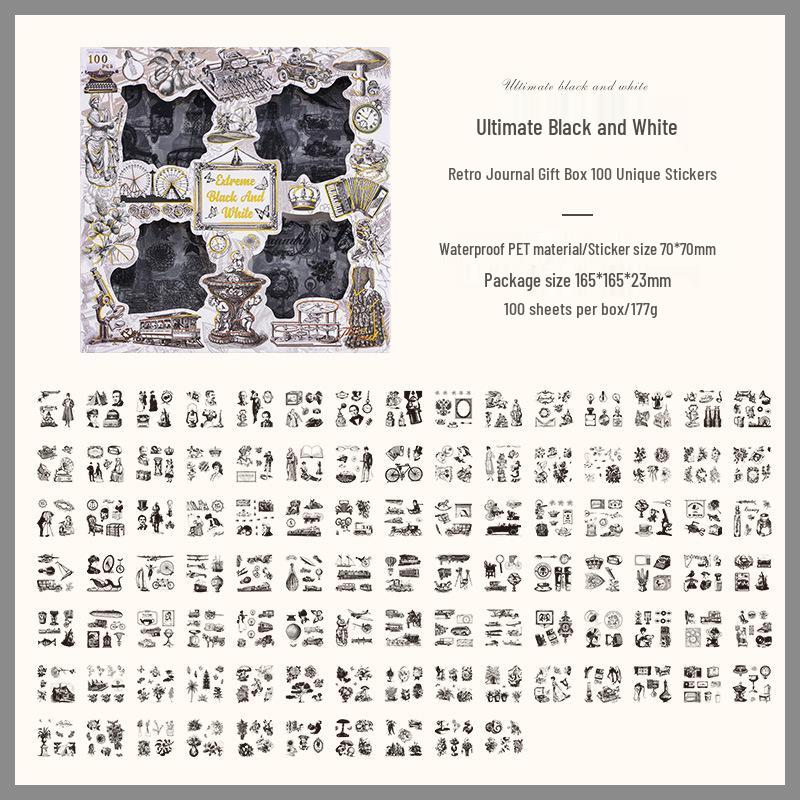 Наклейки для подарочной коробки Yuezhen в ретро-стиле: Креативные материалы для DIY для блокнотов и детей
Наклейки для подарочной коробки Yuezhen в ретро-стиле: Креативные материалы для DIY для блокнотов и детей