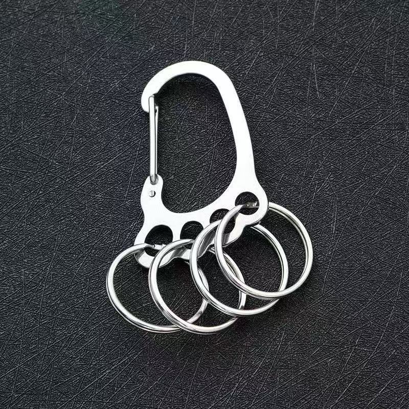Keychain in The Shape of a Small Footprint, Multi-Ring Personalized Anti-Loss Accessory for Car Keys
Keychain in The Shape of a Small Footprint, Multi-Ring Personalized Anti-Loss Accessory for Car Keys