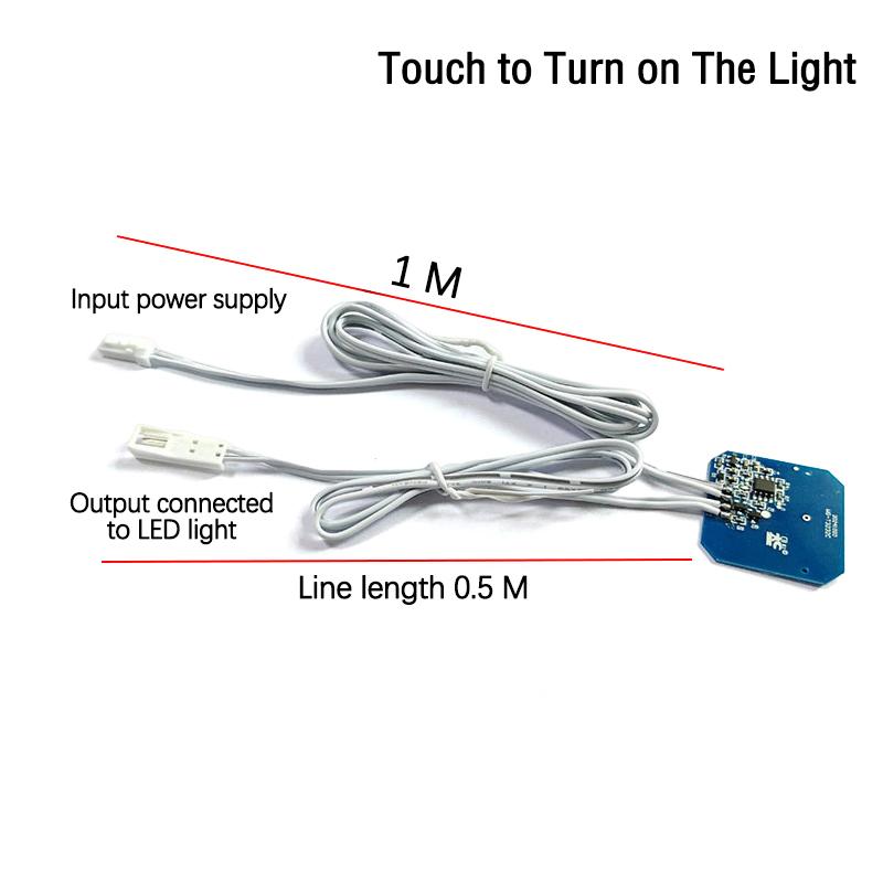 Регульований сенсорний вимикач 5-24В 3А - Проникнення через дерево/скло/акрил, Датчик руху руки для розумного освітлення шафи/офісу
Регульований сенсорний вимикач 5-24В 3А - Проникнення через дерево/скло/акрил, Датчик руху руки для розумного освітлення шафи/офісу