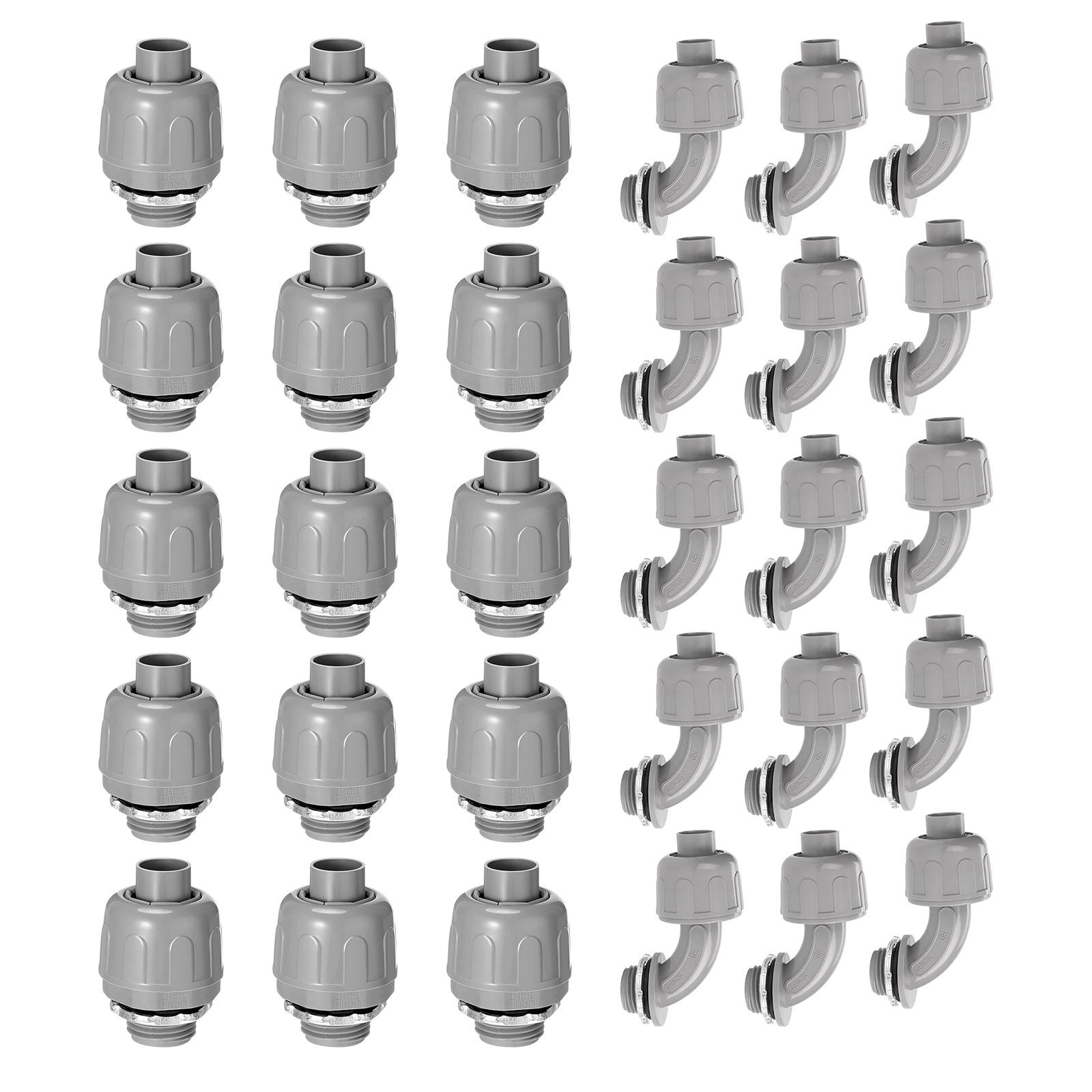 Uprgades PVC Liquid Tight Connector High Impact Non Metallic Conduit Adapters for Outdoor Electrical Conduit Systems
Uprgades PVC Liquid Tight Connector High Impact Non Metallic Conduit Adapters for Outdoor Electrical Conduit Systems