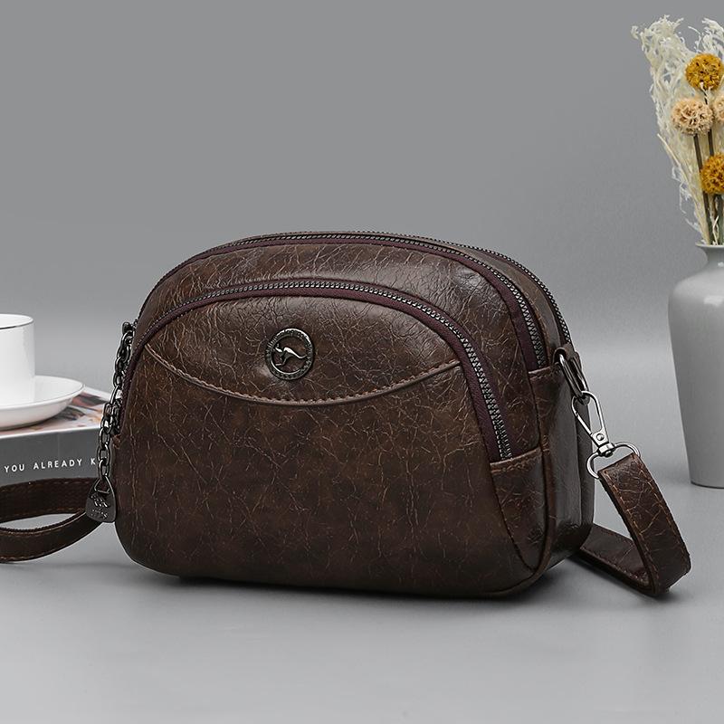 Women s bag middle-aged women s bag new fashion mother bag women s shoulder messenger bag cowhide backpack One size fits all коричневий
Women s bag middle-aged women s bag new fashion mother bag women s shoulder messenger bag cowhide backpack One size fits all коричневий
