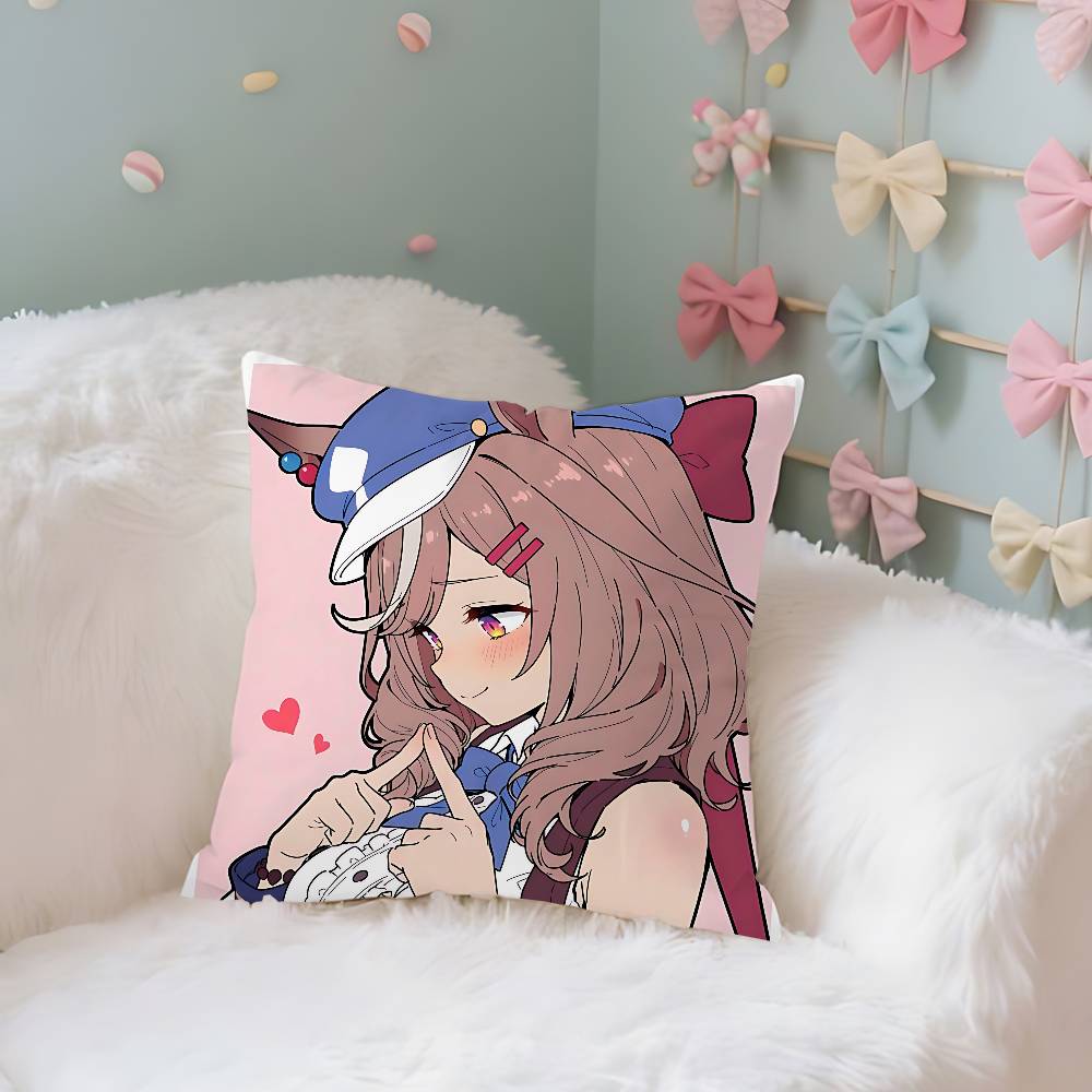Cute Uuma MmusumeS Kawaii Case Plush Fabric Soft Pillowcase Double Sided Print Cushion Cover Household Gifts 40x40CM(16x16in)
Cute Uuma MmusumeS Kawaii Case Plush Fabric Soft Pillowcase Double Sided Print Cushion Cover Household Gifts 40x40CM(16x16in)