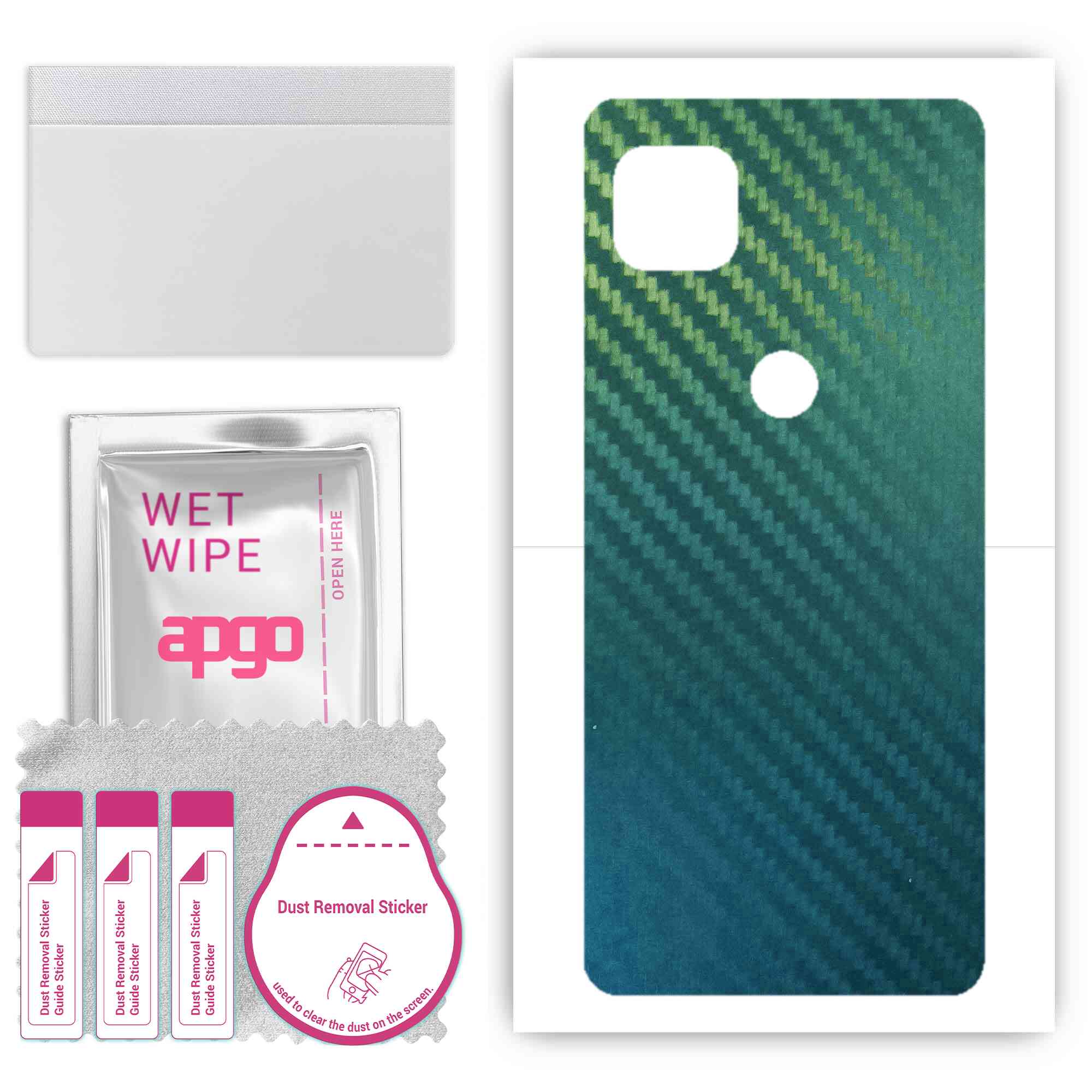 apgo Protective Skin Sticker for the back compatible with Motorola Moto G 5G, Wrap Film, Foil, Vinyl - Pattern Carbon Chameleon CAKA1
apgo Protective Skin Sticker for the back compatible with Motorola Moto G 5G, Wrap Film, Foil, Vinyl - Pattern Carbon Chameleon CAKA1